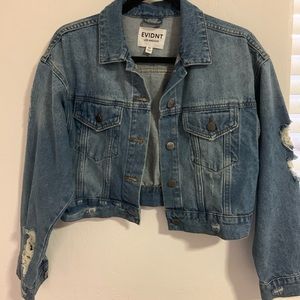 EVIDNT | cropped denim jacket
